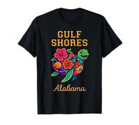 Gulf Shores Alabama Sonriente Tortuga Marina Tie Dye Camiseta