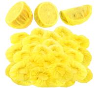 Gulfmew 100 envolturas de cuña de limón, cubiertas de bolsas de cuña de limón para exprimir redes de limón para exprimir sin semillas, mitades o cuñas de limón, restaurante de mariscos y mariscos,