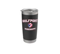 Gulfport Misisipi (Misisipi) Vaso térmico de acero inoxidable de doble pared