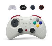 GuliKit Elves 2 Pro Mando Inalámbrico para Switch 1/2, PC, Android, iOS, Joysticks de Efecto Hall, Rotary Rumble, Giroscopio de 6 ejes, 20 Horas de Autonomía, D-Pad (Retro)