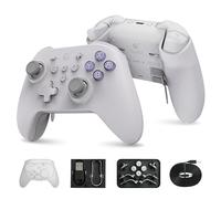 GuliKit KK3 MAX Bluetooth Controller, Motor de Vibración por Levitación Magnética con Luz RGB, Joysticks y Gatillos de Reverberación, 4 Botones Traseros para PC/Switch/Steam/Android/iOS/MacOS