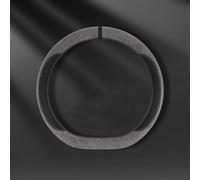GULIMAXO Funda de Volante de Gamuza para Audi Q2 2016-2020 2021 2022 2023 2024 2025 GA, Perforación Láser Transpirable, Antideslizante para Volante O/D, Compatible con Calefacción Original