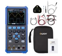 GuliTech 3In1Handheld osciloscopio HDS2202 2CH mano osciloscopio digital multímetro True RMS 200MHz 250MSa/s USB tipo C 3.5inch 8 bits herramienta(HDS2202)