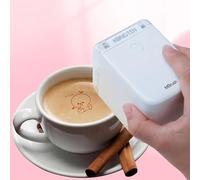 GuliTech Mini Inkjet Handheld Printer Portable Mobile Mini Color Printers Customized Code Label Symbol Pattern Printing Machine Tattoo Printer (Kongten 1 Edible Color Cartridge)