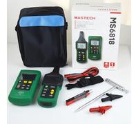 GuliTech Probador de cables de red MS6818 Probadores de cables y cables profesionales portátiles rastreadores de cable rastreador de cables de tubería de metal probador de línea