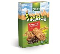 Gullón Galleta Avena Chocolate Chips Vitalday Pack de 6, 240g