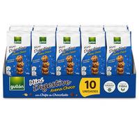 Gullón Mini Digestive Avena Choco Pack de 10 x 160 g | Mini Galletas Digestive con Avena y Chips de Chocolate | Alto en Fibra | Con Aceite de Girasol Alto Oleico | Total 1,6 kg