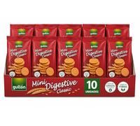 Gullón Mini Digestive Classic Pack de 10 x 175 g | Mini Galletas Digestive Clásicas | Con Aceite de Girasol Alto Oleico | Galletas para Desayuno, Merienda y Snack | Total 1,75 kg