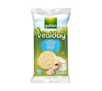 Gullón Tortitas Arroz Integral y Yogur Vitalday Pack de 4, 125,2g