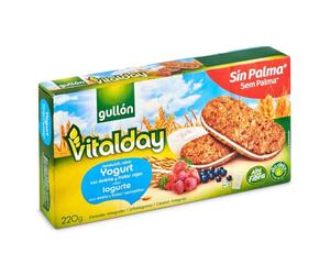 Gullón Vitalday Sandwich Yogur Galleta Desayuno y Merienda, Paquete de 5 x 44g