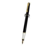 Gullor 801FA pluma con clip dorado - negro