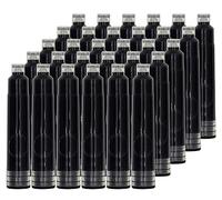Gullor Cartuchos de tinta cortos para pluma estilográfica, longitud de 39 mm, diámetro de orificio de 2,6 mm, 30 unidades, tinta negra