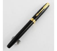 Gullor Lujo 388 Rollerball Pen Negro Brillante con Clip de Oro al por Mayor Caliente