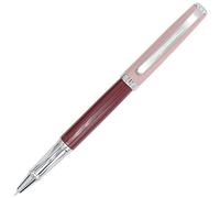 Gullor Pluma estilográfica de metal colorido, pluma convertidora de tinta, punta fina, roja