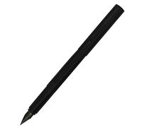 Gullor Pluma estilográfica recargable JH35 con convertidor de tinta, cuerpo de metal, caja de regalo, punta fina, color negro