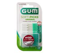Gum 158155 Escobillas Soft Picks Original, Regular, 50 unidades