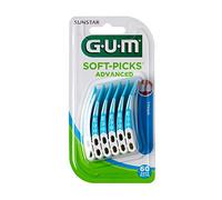GUM 649 SOFTPICKS Advanced Small, 60 Unidades, Negro, Estándar