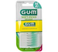Gum Cepillo de Dientes, 40 unidades, Blanco/Verde (0070942303286)