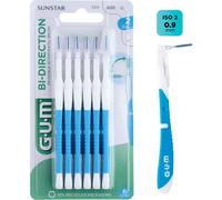 GUM Cepillo interdental Bi-Direction mediano 0.9 mm 6 uds