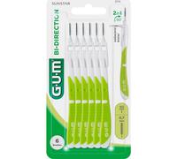 GUM Cepillo interdental Bi-Direction pequeño 0.7mm 6uds