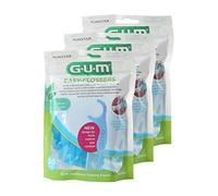 GUM EASY-FLOSSERS Herramientas con hilo dental 3 x 30 piezas