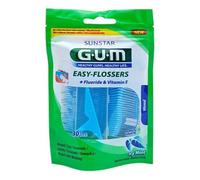 Gum Easy-Flossers - Hilo dental con soporte (30 unidades)