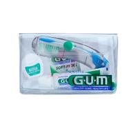 Gum Kit Viaje Cepillo+Pasta+Seda Dental Original White