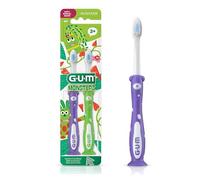 GUM® Monsterz Kids 2+ Base de ventosa suave, a partir de 2 años, paquete doble (2 cepillos de dientes), el color puede variar