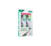 GUM Pack Sonic Daily Cepillo Eléctrico Blanco 2 uds