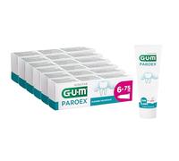 GUM PAROEX 0,06% Maintenance Toothpaste | advanced gum care | dual antiplaque action | soothes sensitive gums |maintains healthy gum tissues | prevents cavities | 6 x 75