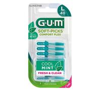 GUM® SOFT-PICKS® COMFORT FLEX MINT Stick Interdental Grande x40
