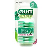 Gum Soft-Picks Comfort Flex Spazzolino Interdentale Medium Cool Mint 80uds