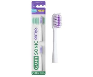 Gum Sonic Ortho Recambio de Cepillo Eléctrico 2 uds