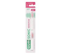 GUM Sonic Sensitive 2 Cabezales de Cepillado Ultrasuaves 4111