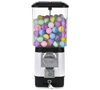 Gumball Machine - Dispensador de dulces con monedas con cápsulas y fichas, gran capacidad para tiendas minoristas y salas de juegos