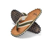 Gumbies Corker - Chanclas unisex con puntera de algodón súper suave, corcho sostenible y suela de goma reciclada. Comodidad garantizada, Khaki, 39 2/3 EU
