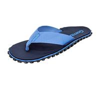 Gumbies Duckbills - Chanclas de baño con suela de goma antideslizante de neumáticos reciclados - Puntera suave de botellas de PET recicladas, plantilla ergonómica, azul marino claro, 47 EU