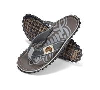 Gumbies Islander - Chanclas unisex con puntera de algodón supersuave y suela de goma reciclada duradera. Comodidad garantizada, gris, 48 EU