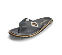 Gumbies Islander - Chanclas unisex con puntera de algodón supersuave y suela de goma reciclada duradera. Comodidad garantizada, Gris clásico, 39 EU