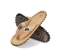 Gumbies Islander - Chanclas unisex con puntera de algodón supersuave y suela de goma reciclada duradera. Comodidad garantizada, Gris clásico, 42 2/3 EU