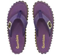 Gumbies Islander - Chanclas unisex con puntera de algodón supersuave y suela de goma reciclada duradera. Comodidad garantizada, morado clásico, 39 2/3 EU