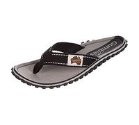 Gumbies Islander - Chanclas unisex con puntera de algodón supersuave y suela de goma reciclada duradera. Comodidad garantizada, gris, 44 EU