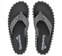 Gumbies Modelo Duckbill | Chanclas | Sandalias para hombre y mujer | Chanclas | Sandalias de baño | Talla 36 - 48, negro y gris, 37 EU