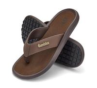 Gumbies Noosa - Sandalias unisex con soporte de arco y plantilla de EVA de cepillo supersuave, correa trasera de algodón suave y suela de goma reciclada. Comodidad garantizada, Brown, 44 EU
