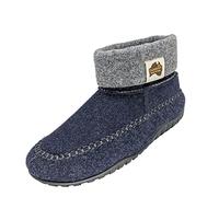 Gumbies Thredbo Boots | Zapatillas de hombre y mujer | verano/invierno | pantuflas | pantuflas de fieltro | suela antideslizante | push | talla 36-46, azul marino, 38 EU