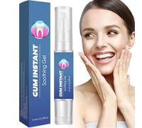 GumEase Gum Gel, gel reparador de dientes para aliviar las encías, geles calmantes instantáneos para encías, bolígrafo de esencia reparada para dientes, aliento fresco, cuidado bucal (1Pcs)