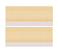 GUMEI 100 Piezas de sonda de Prueba de Resorte Pogo Pin P100-B1 diámetro 1,36 mm Longitud 33,35 mm