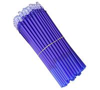 GUMEI 100 Uds Recarga de bolígrafo borrable 0,5mm Tinta Azul/Negra bolígrafos de Escritura Regalo para Estudiantes papelería