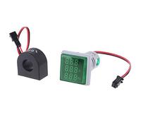 GUMEI 3in1 amperímetro Digital voltímetro medidor de Panel de frecuencia 0-100A indicador Cuadrado Voltaje Amp Hz luz de señal de lámpara LED con CT