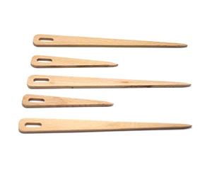 GUMEI 5 unids/Set lanzadera de Tejido de Madera Aguja de Ganchillo Telar de Mano Palo Tapiz de Punto DIY